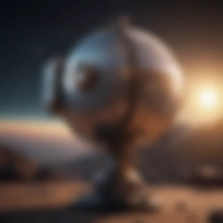 Visual representation of satellite technology advancements