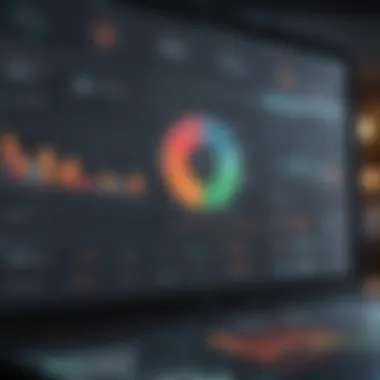 Data Analytics Dashboard in ERP Dashboard showcasing data analytics from ERP systems