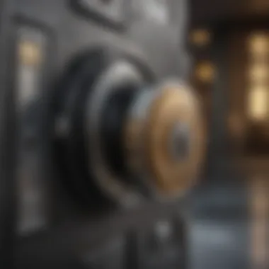 A secure lock symbolizing safety in transactions