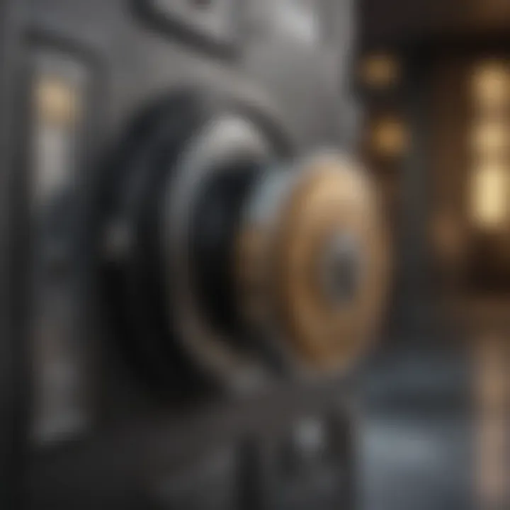 A secure lock symbolizing safety in transactions