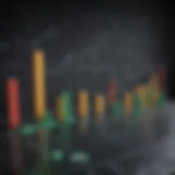 Graph illustrating stock growth trends
