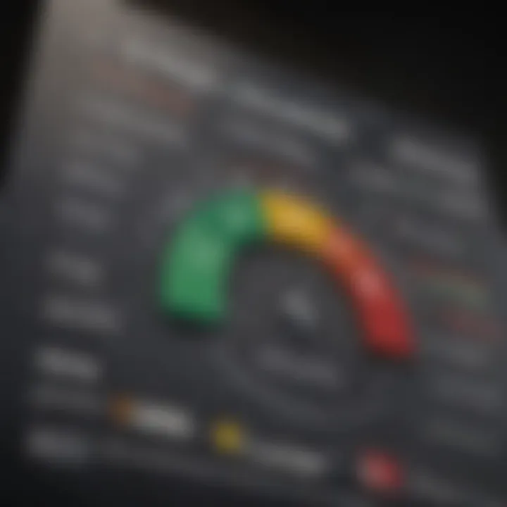 Chart displaying lender risk assessment related to LTV