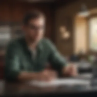User exploring features on Credit Karma
