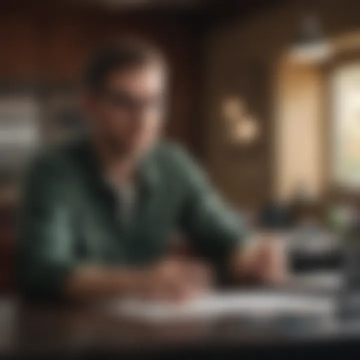User exploring features on Credit Karma