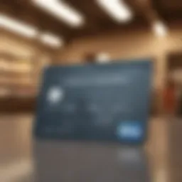 American Express rewards card featuring digital shopping