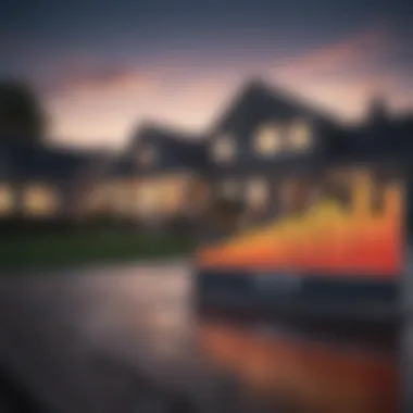Real Estate Market Trends A market trend chart showing real estate price fluctuations