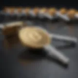 A visualization of various types of security keys used in cryptocurrency.